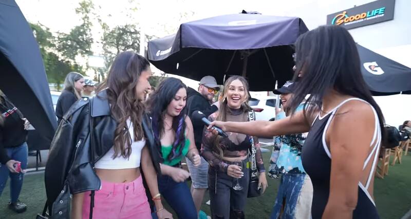 Pamela Díaz junto a Camila “Camilísima” Campos, Camila Arismendi y Azzartt Maveth.