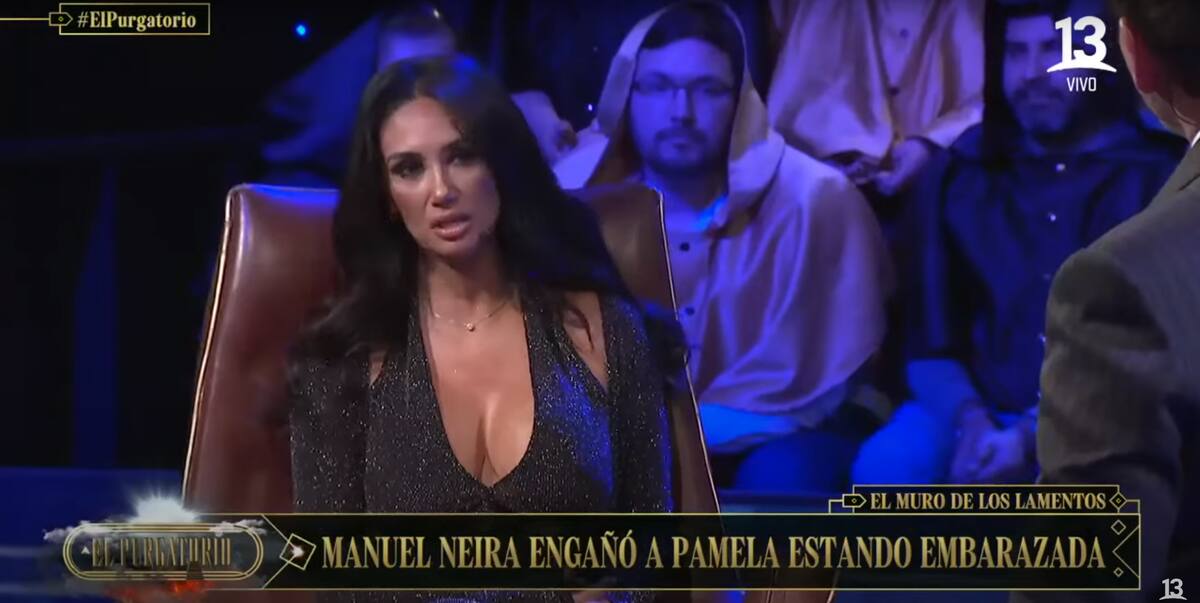 En “El Purgatorio”, Pamela Díaz contó más detalles de la relación que mantiene su ex esposo, Manuel Neira con Trinidad y Benjamín, los hijos que tuvieron juntos.