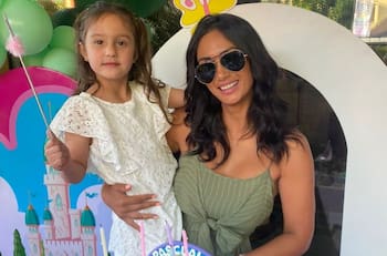 VIDEO: Juegos inflables, amigos y familia: Así fue el cumpleaños de Pascuala, hija de Pamela Díaz