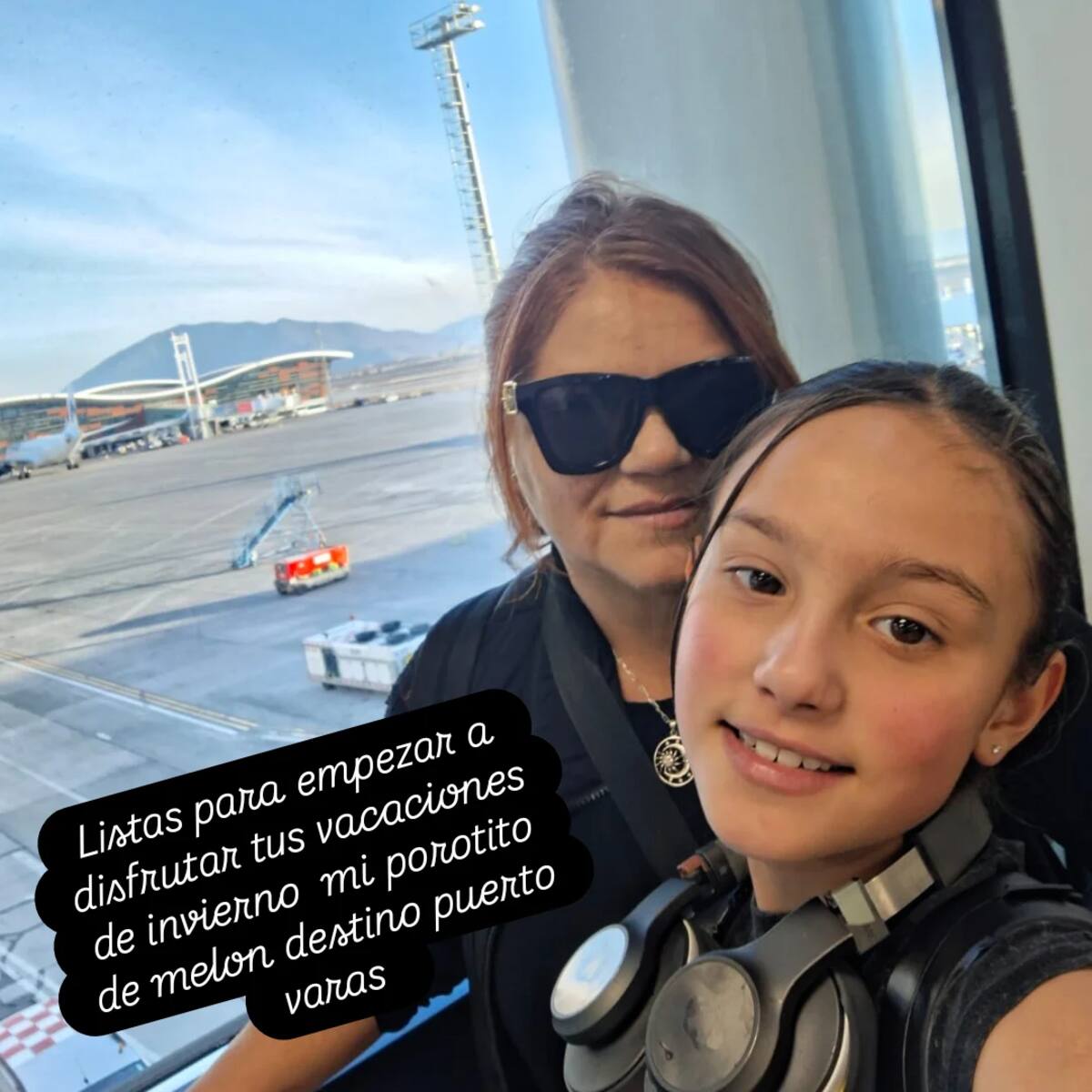 Haydee Escobar junto a Pascuala. Foto: Instagram.