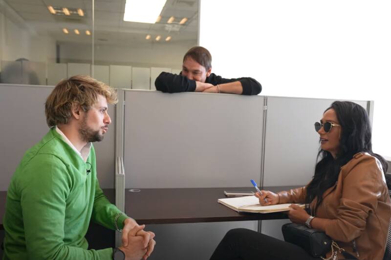 Joaquín Méndez respondió las preguntas de Pamela Díaz y Rodrigo "Gallina".