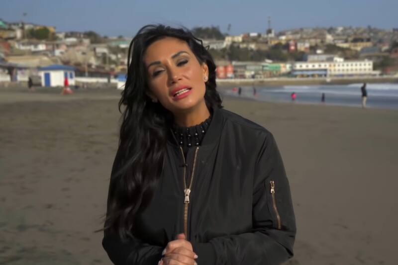 Pamela Díaz en "Mochileros"/ Youtube