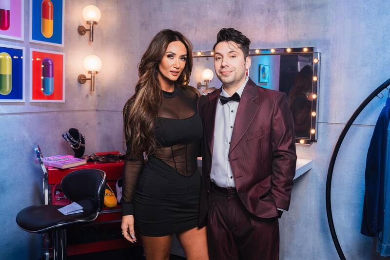 Pamela Díaz y Fabrizio Copano en el último capítulo de "El Antídoto" en Mega