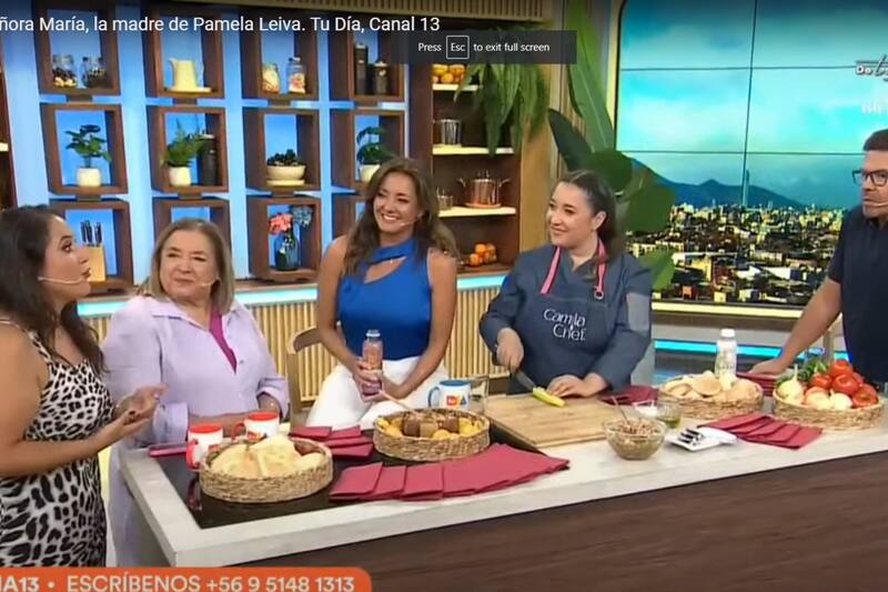 Pamela Leiva es la invitada del nuevo capítulo del matinal "Tu Día"