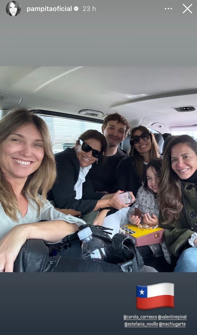 Pampita en Chile.