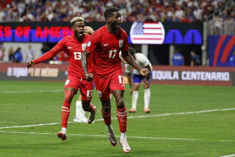 venció en los minutos finales a Estados Unidos en partido jugado en Atlanta, Georgia. Foto: EFE.