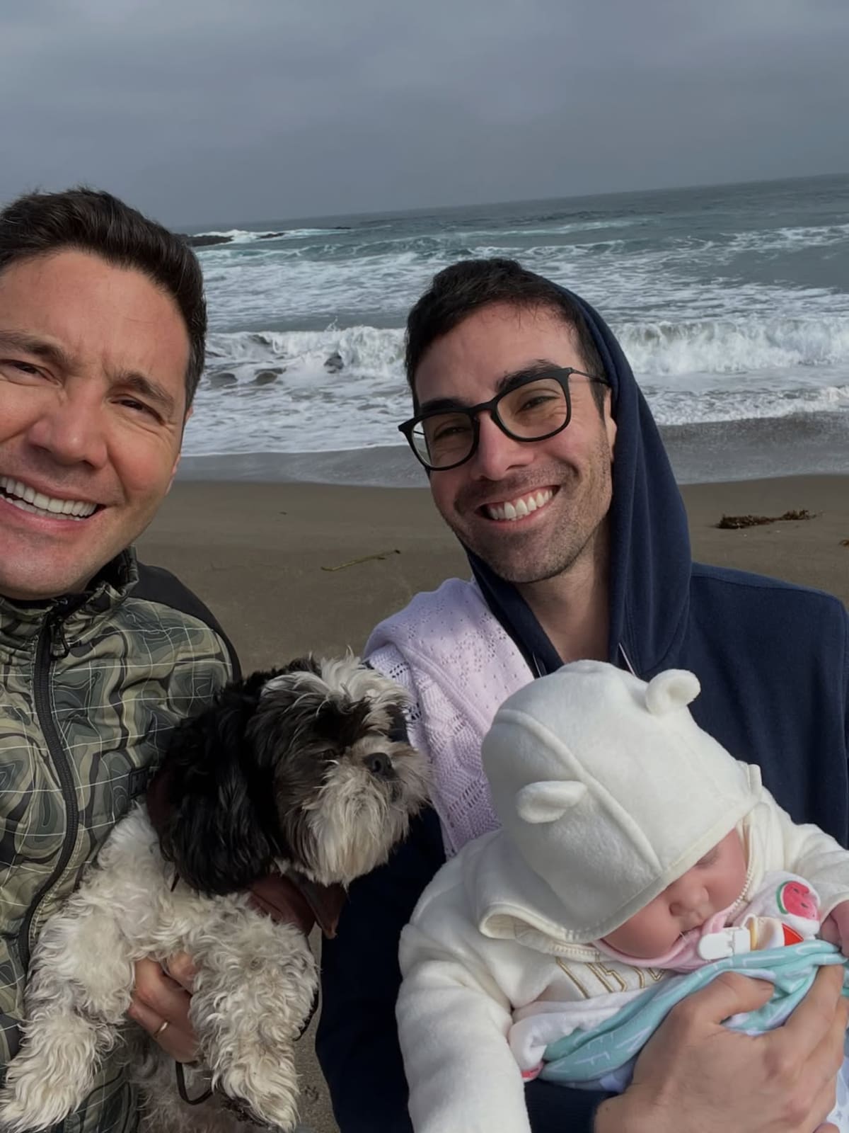 Junto a su esposo, Coke Uribe. Foto: Instagram @panchosaavedr.