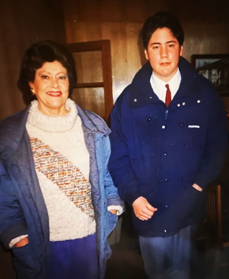 Pancho Saavedra y Alicia Quiroga en 1992 / Créditos: Instagram