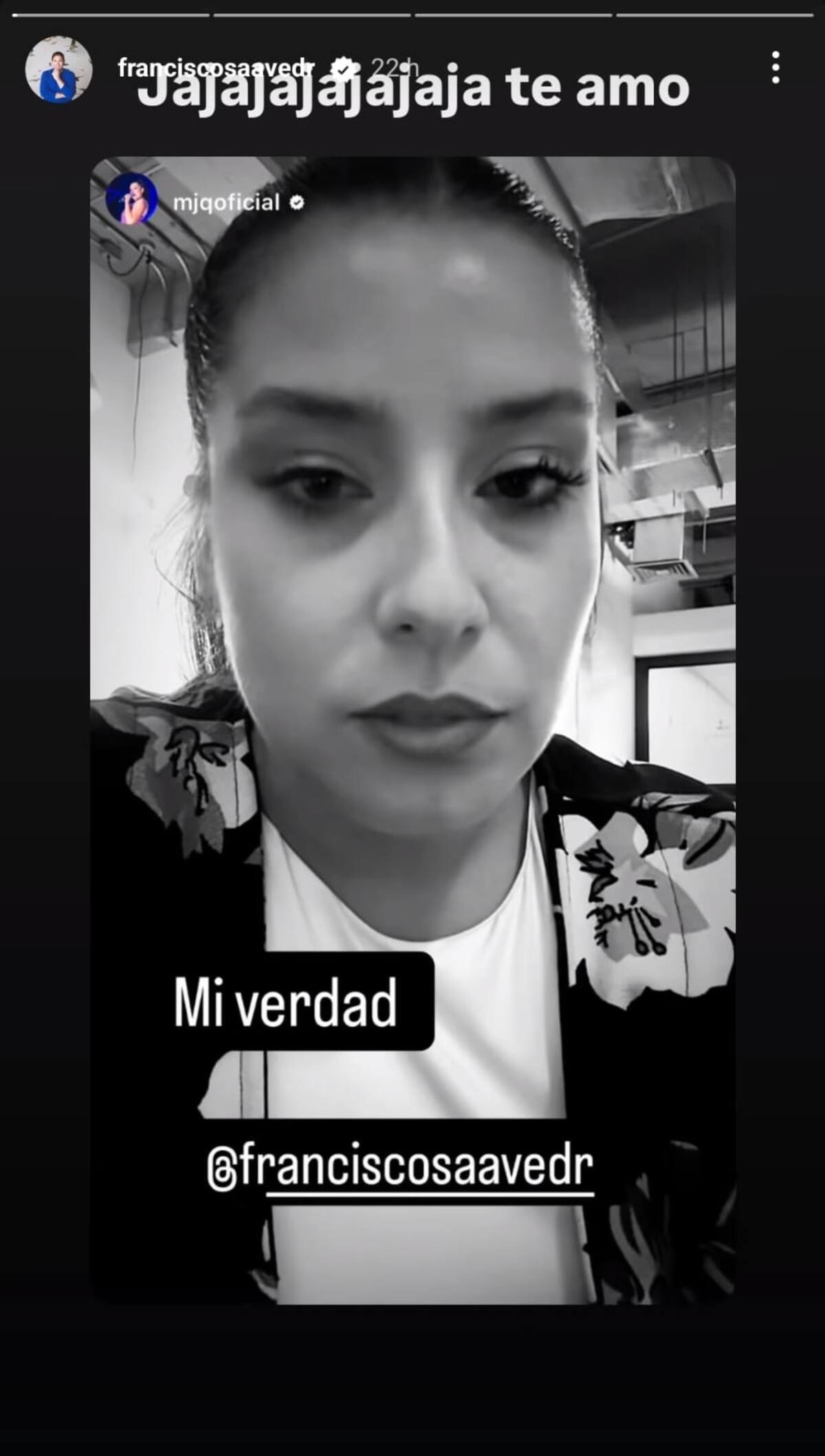 comparte divertida situación con María José Quintanilla.