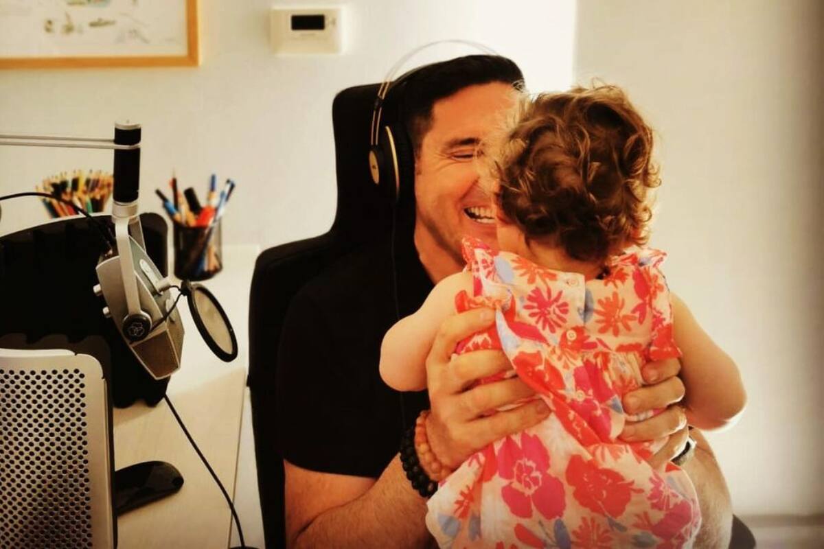 La foto de Pancho Saavedra con los "pinches" de su hija. Créditos: @franciscosaavedr