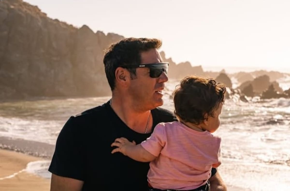 El animador publicó una tierna postal. Créditos: Instagram