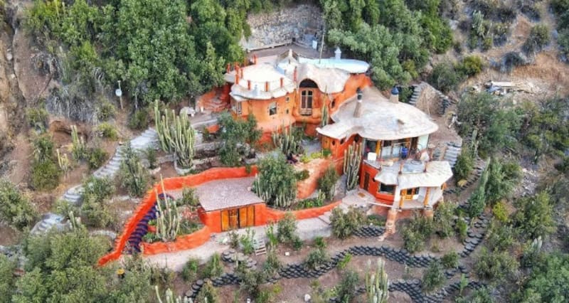 La impresionante casa de Pangal Andrade. Créditos. Instagram