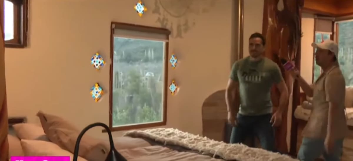 Pangal Andrade mostró su habitación.