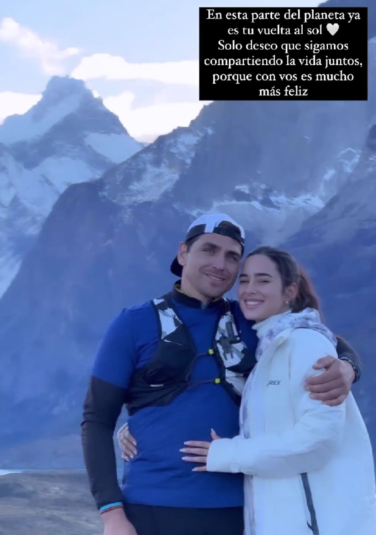 Pangal Andrade en la historia de Melina Noto / Créditos: Instagram