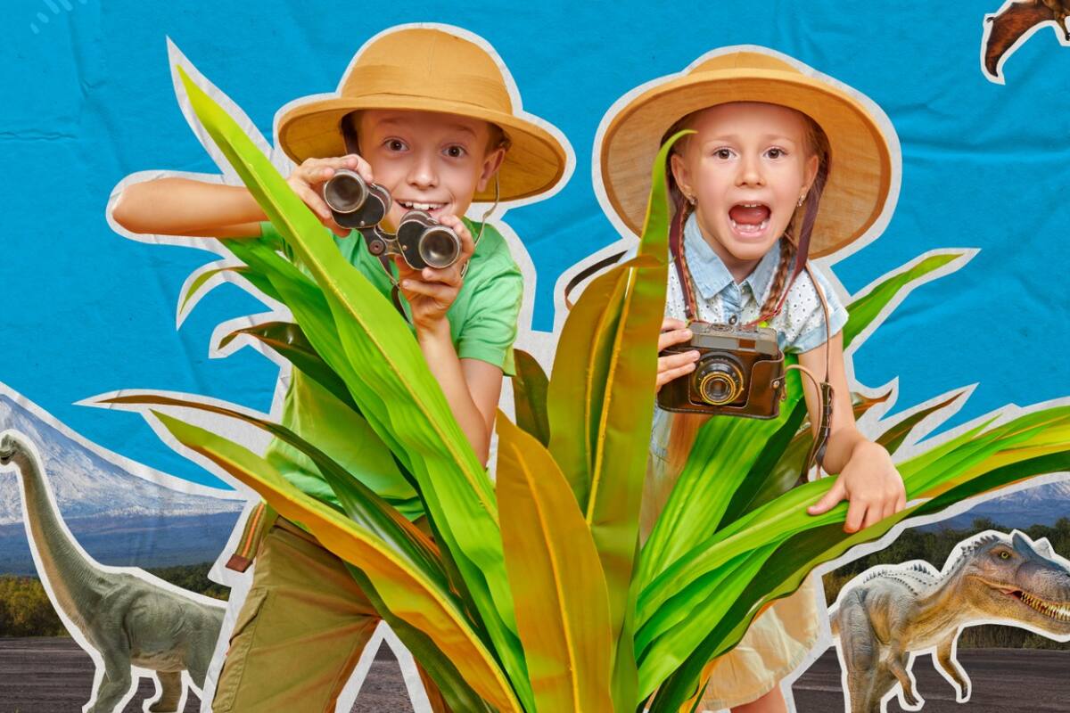 Habrá además figuras de dinosaurios para tocar y sacarse fotos.