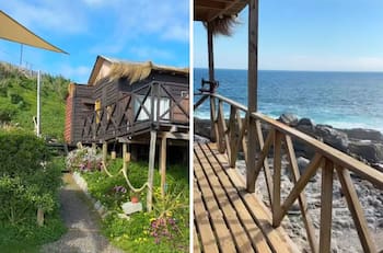 Estas cabañas con vista al mar quedan a dos horas de Santiago: Son perfectas para descansar y disfrutar en familia