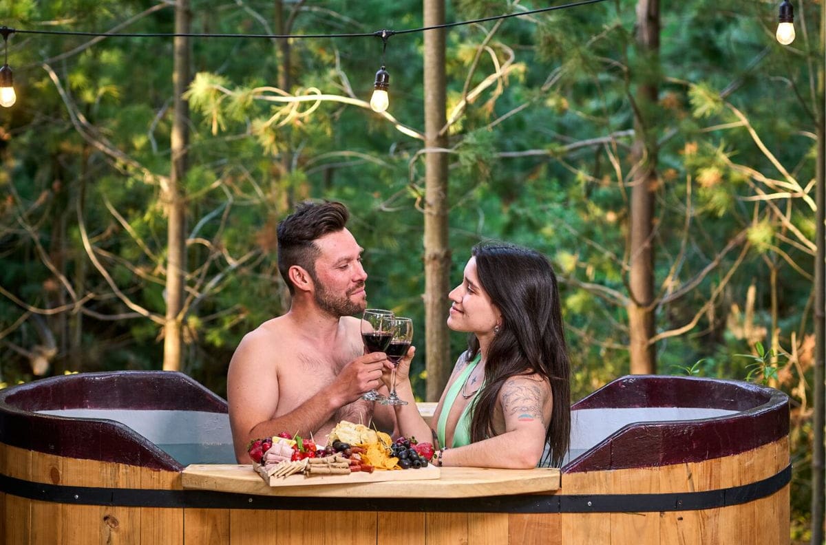 A una hora de Santiago: Estas cabañas con tinaja son perfectas para desconectarse de la rutina