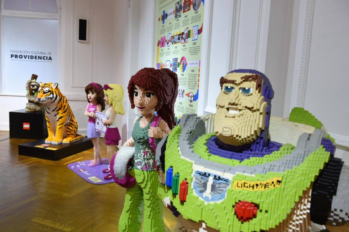 La expo Lego está en Providencia. Créditos: Municipalidad de Providencia. Créditos: Lego.