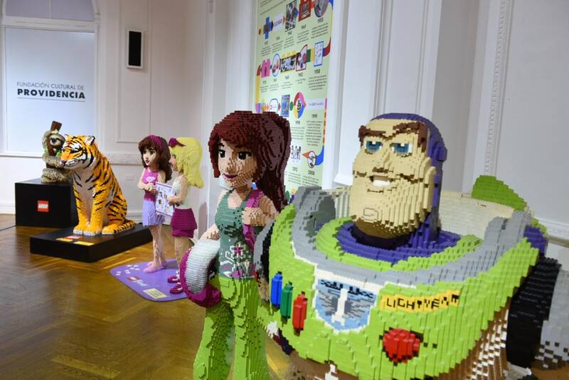 La expo Lego está en Providencia. Créditos: Municipalidad de Providencia.