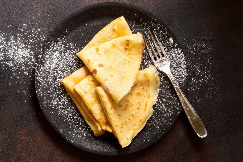Solo necesitas cuatro ingredientes para preparar estos ricos panqueques aptos para celíacos.