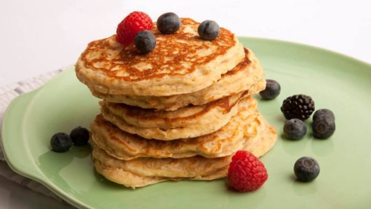 Receta panqueques de avena y plátano (sin huevo): Solo necesitas 3 ingredientes