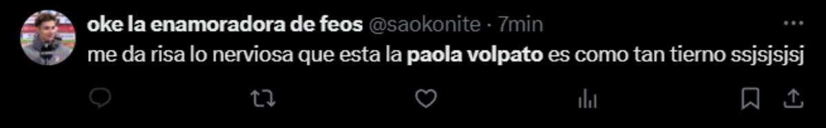 Estas fueron algunas reacciones a la animación de la intérprete.