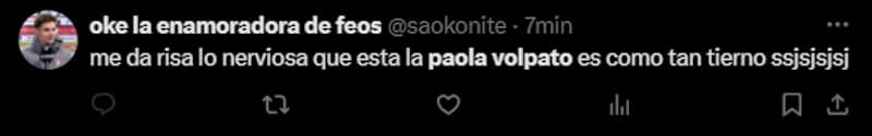 Estas fueron algunas reacciones a la animación de la intérprete.