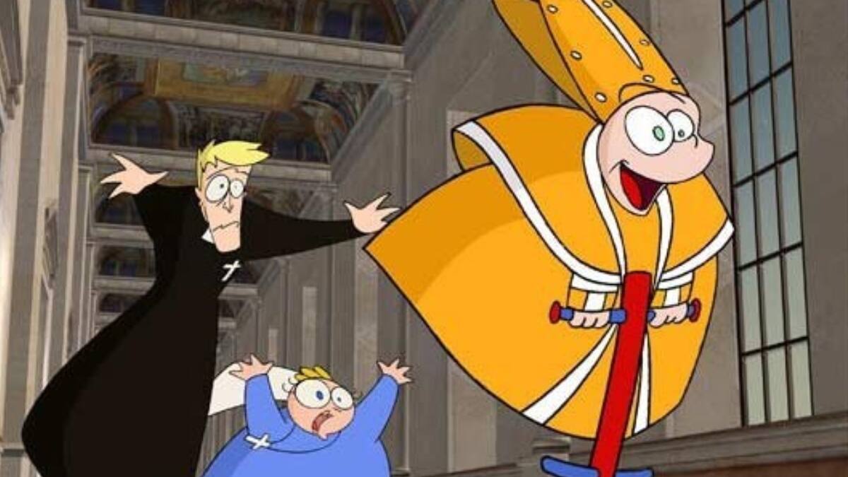 La serie animada de culto sobre el Papa que pidieron cancelar en Chile y que muy pocos recuerdan