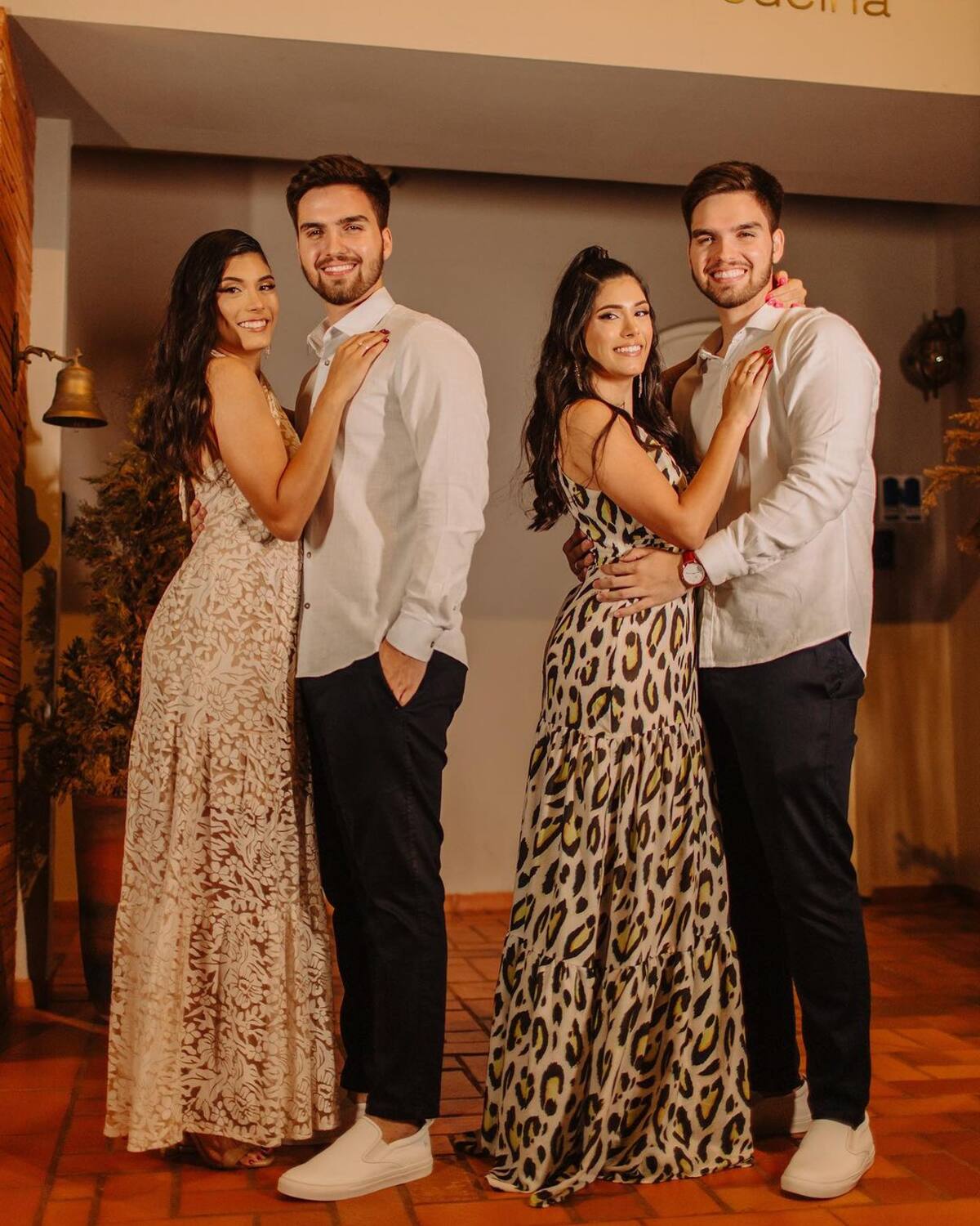 Parejas de gemelos idénticos. Créditos: @casal.twins