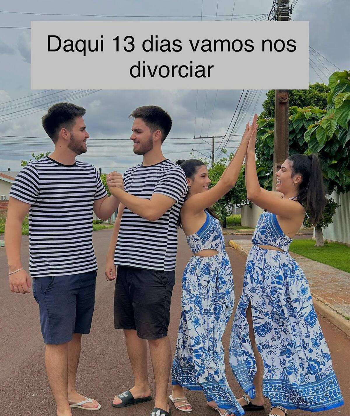 Parejas de gemelos idénticos. Créditos: @casal.twins