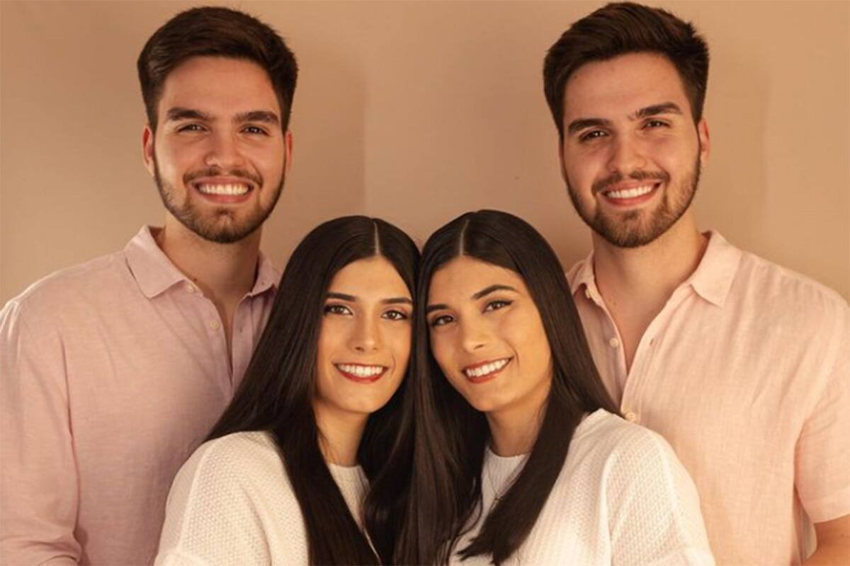 Revelaron sus técnicas para no confundirse. Créditos: @casal.twins