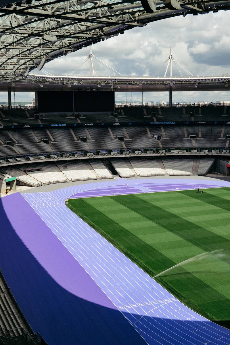 Paris 2024 y el innovador color que tendrá la pista atlética. Foto: Paris2024