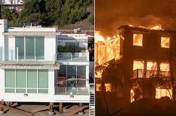 FOTOS | El IMPACTANTE antes y después de las casas de celebridades destruidas por los incendios en California