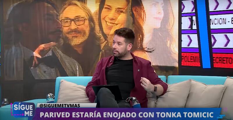 Parived estaría molesto con Tonka Tomicic tras la filtraciones de sus declaraciones.