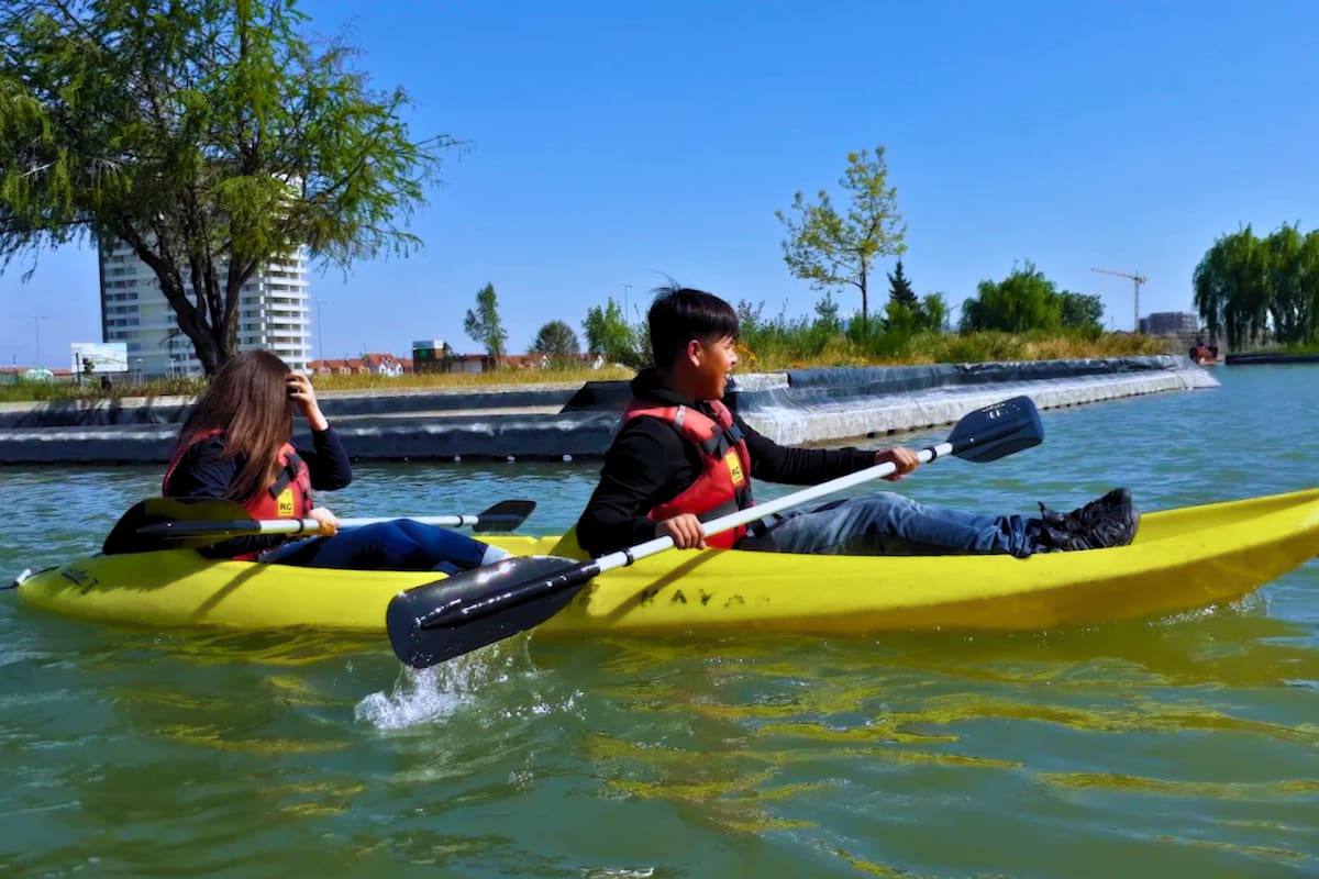 Un imperdible pulmón verde que se ubica dentro de Santiago. Créditos: Google Maps.