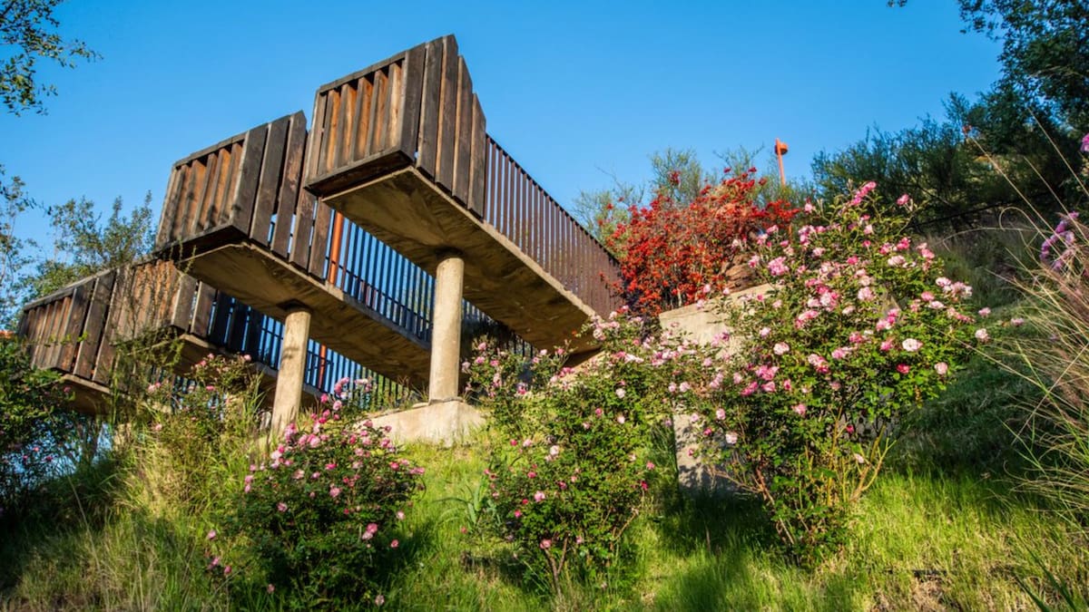 Perfecto para visitar en otoño: El pulmón verde de Santiago con más de 40 toboganes y entrada a costo $0