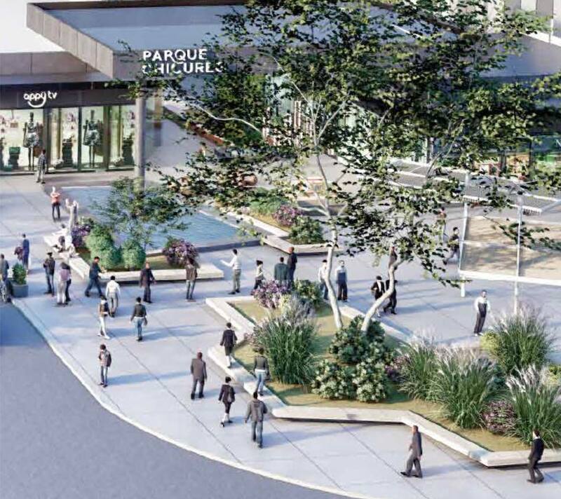 El Parque Chicureo tendrá, en lo que respecta a locales comerciales, más de 20 mil metros cuadrados.