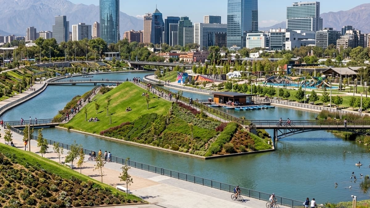 Ideal para visitar en otoño: El gigantesco pulmón verde de la RM que tiene una laguna de 25.000 m² y entrada a costo $0