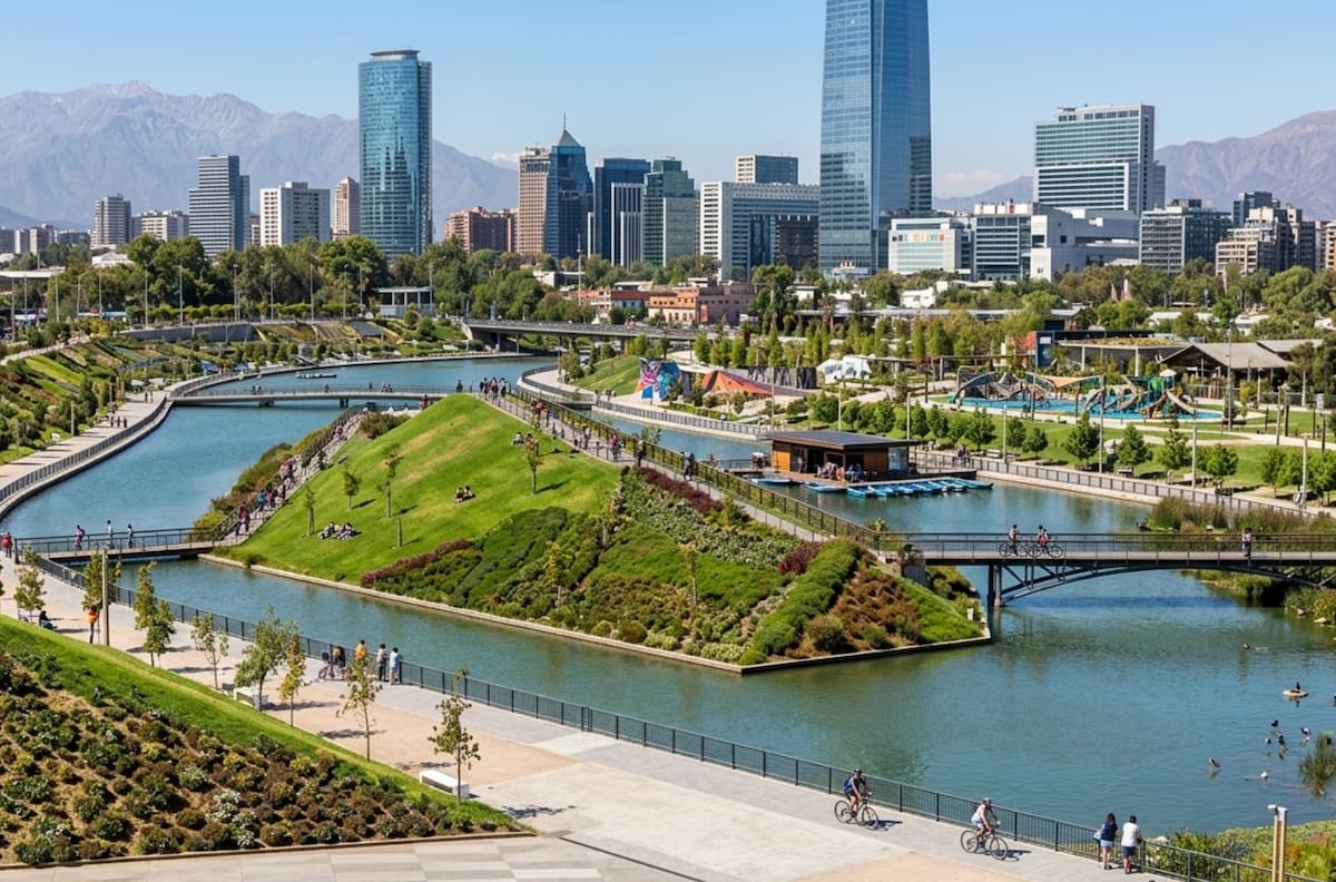 Ideal para visitar en otoño: El gigantesco pulmón verde de la RM que tiene una laguna de 25.000 m² y entrada a costo $0
