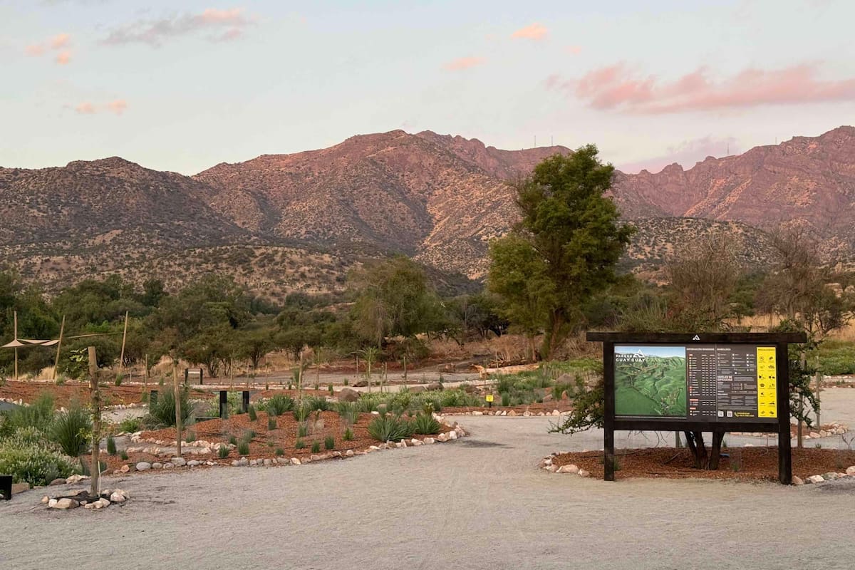 Este nuevo pulmón verde de la RM está situado en la comuna de Colina. Foto: parqueguayguay.cl