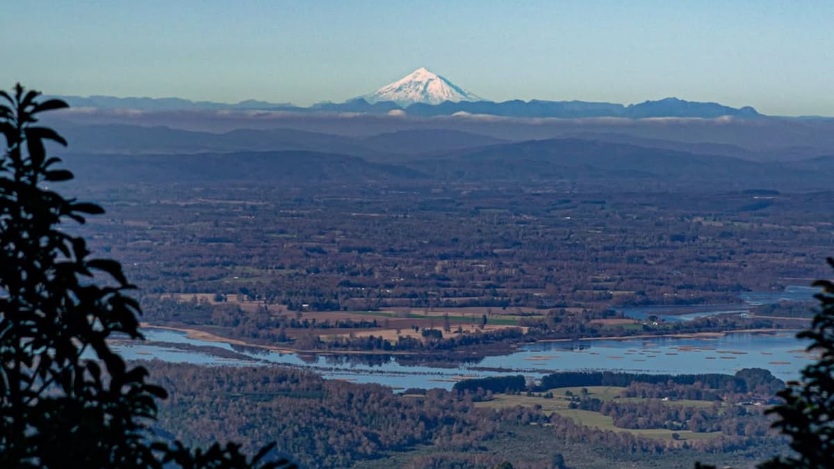 Un refugio con miradores únicos: el escondido parque al sur de Chile que enamora con bosques milenarios y vistas a 11 volcanes