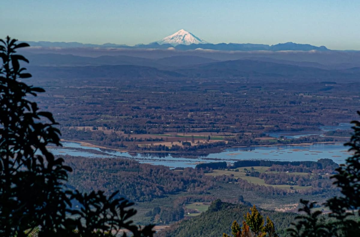 Un refugio con miradores únicos: el escondido parque al sur de Chile que enamora con bosques milenarios y vistas a 11 volcanes