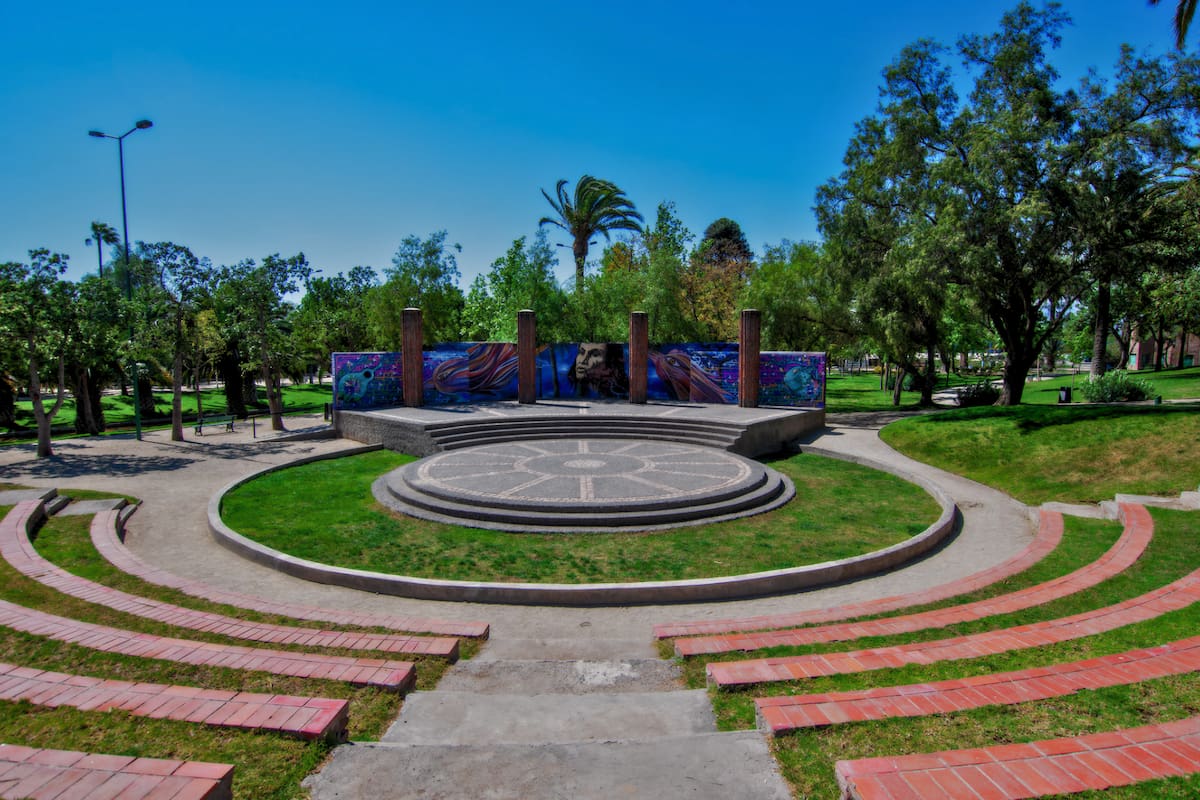 Descubre el gran área verde que esconde la comuna de Lo Espejo. Foto: Parquemet en X.