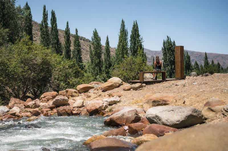 Este panorama se ubica en la comuna de Lo Barnechea, camino a Farellones. Foto: Parque Yerba Loca.