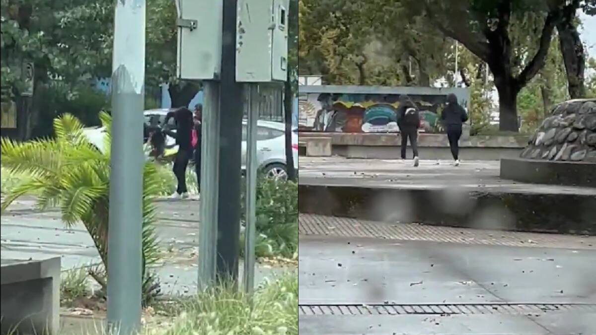 VIDEO| Escolares de Parral fueron violentamente agredidas en plena vía pública