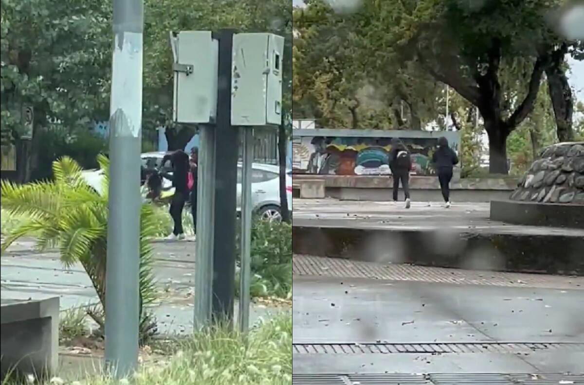 VIDEO| Escolares de Parral fueron violentamente agredidas en plena vía pública