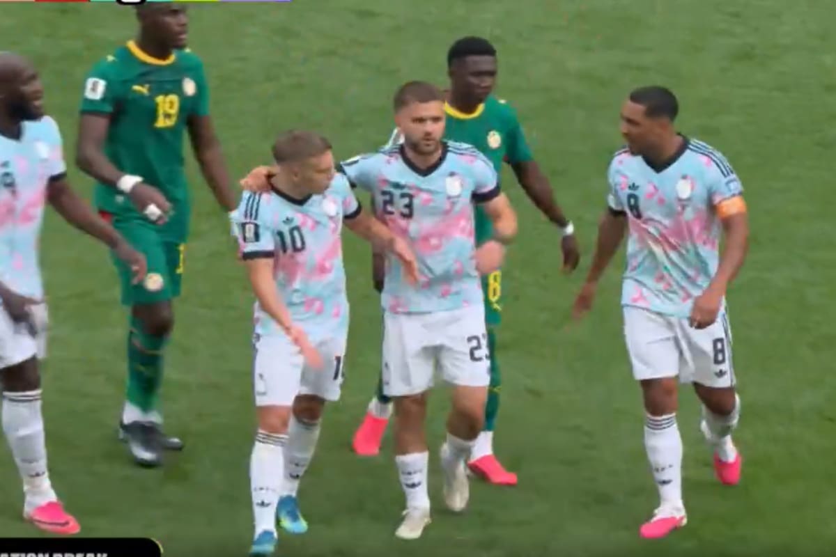 Partido Bélgica vs. Senegal en Seattle.