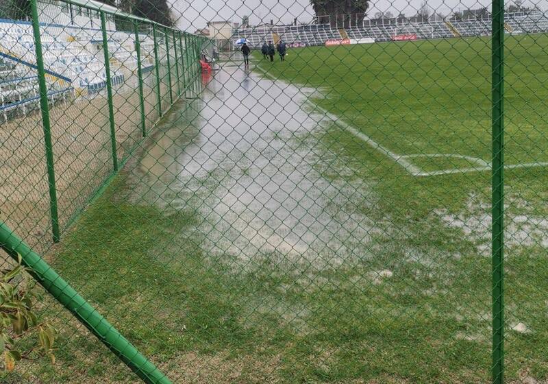 Partido suspendido por lluvia en Primera B. Crédito: Primera B Chile.
