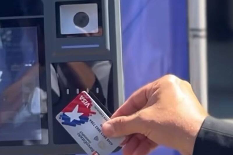 Para el pago, funcionan tarjetas de crédito, débito, prepago o QR. Créditos: @juancarlosmunoz90.