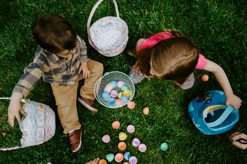 La tradición de los huevos de Pascua.